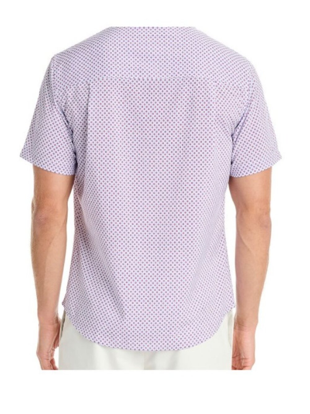 Nick Graham Men's Performance Short Sleeve Woven Sport Shirt-Size XXL-Purple-NWT - Picture 2 of 3